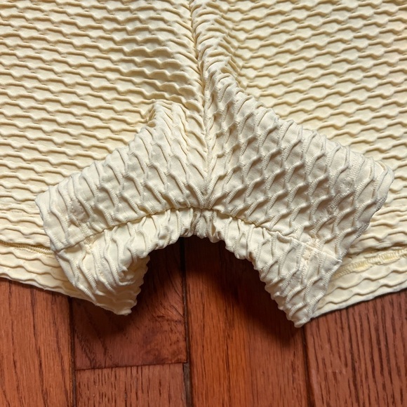 Booty By Brabants CROCO SKIN BOOTY SHORTS pale yellow - Picture 7 of 9